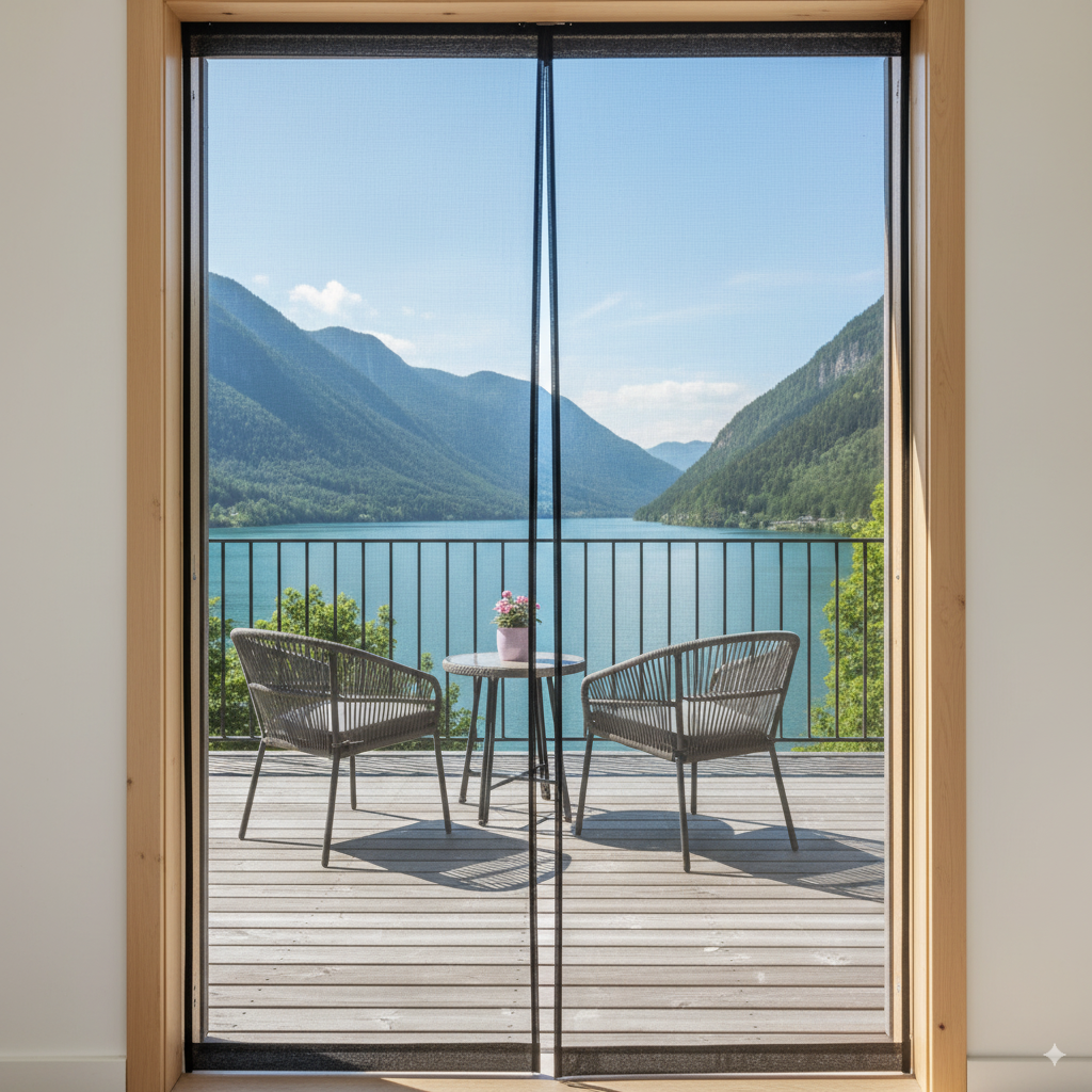 🚪Magnetic Screen Door – Keep Fresh Air In, Kick Pesky Mosquitoes Out 🦟