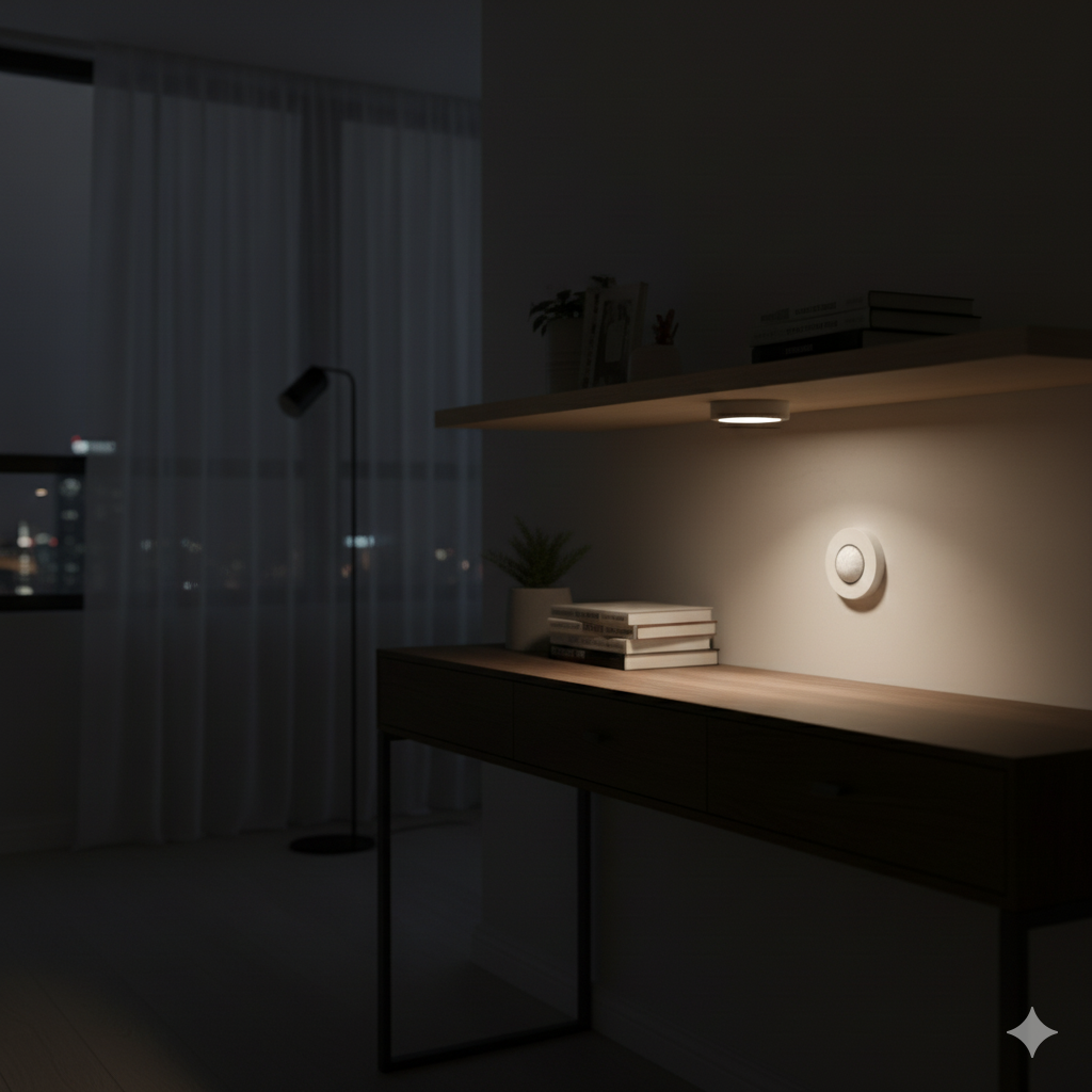 Hands-Free Motion Sensor Light ✨| USB Charging, Portable & Self-Adhesive LED for Home 🏠